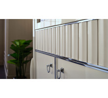 Двухдверная витрина для посуды Gravita (Гравита) GRAV-13 слоновая кость